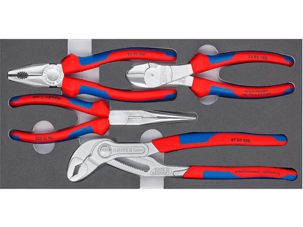 KNIPEX - Tangsæt - 4 stykker - i bakke