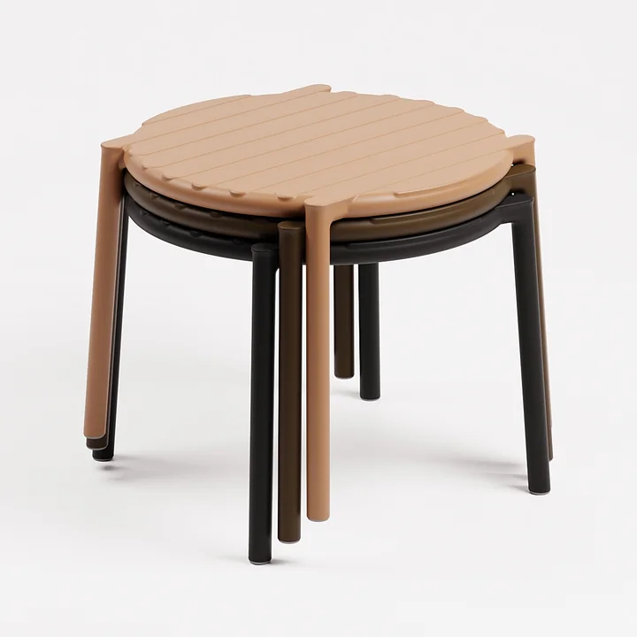 Nardi - Doga Beistelltisch, Ø 50 cm, anthrazit