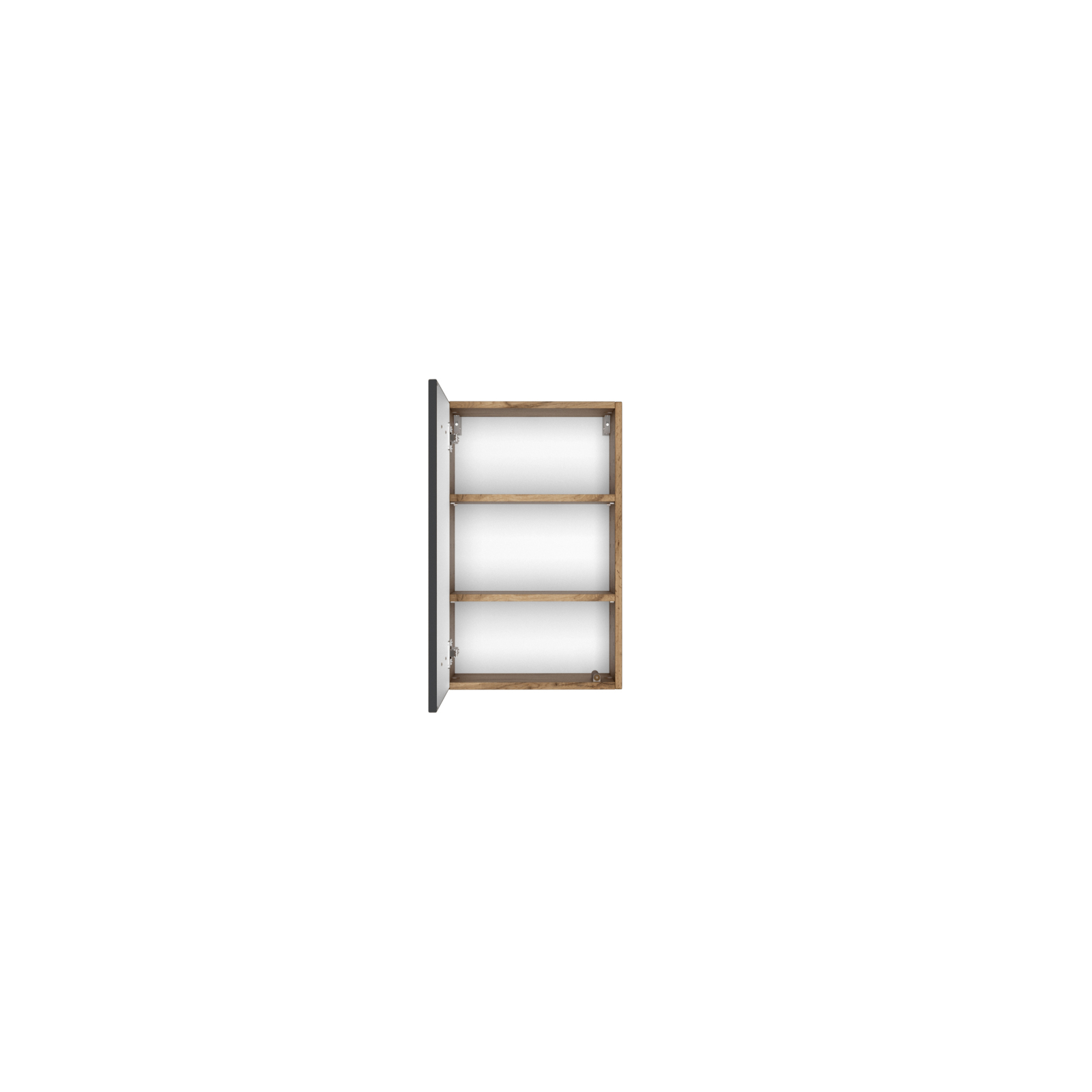 Hängeschrank LUCCA/KOPENHAGEN - grau matt-Wotan Eiche - 40 cm
