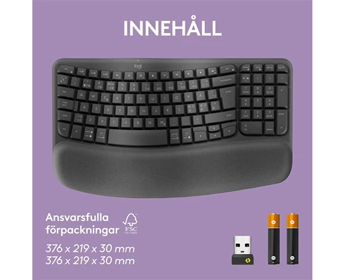 Logitech Wave keys - Graphite