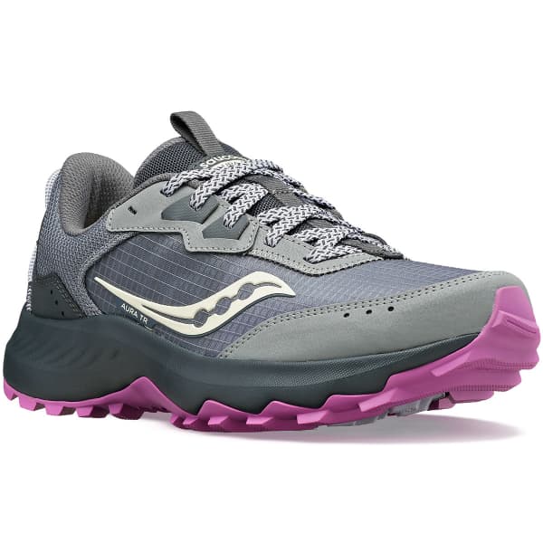 Chaussure trail SAUCONY AURA TR W FOSSIL/GRAPE