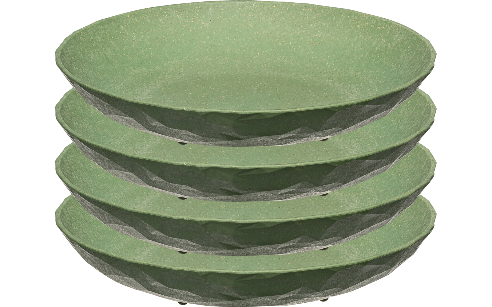 Koziol Club Plate Teller 220 mm 4-tlg. (tief) - Nature Coral