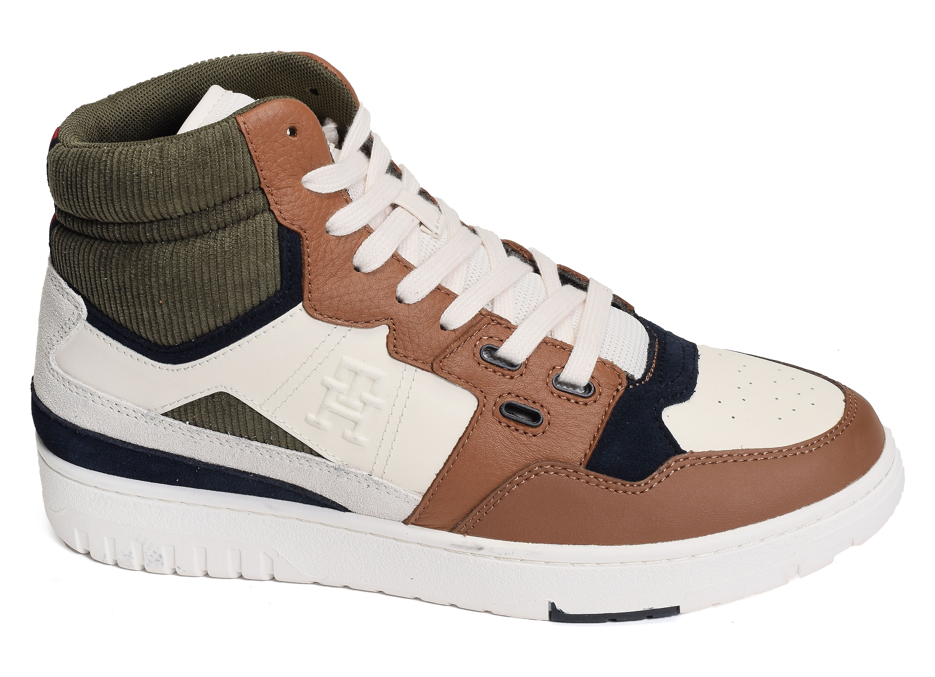 Th basket better midcut lth mix 4793 beige marron