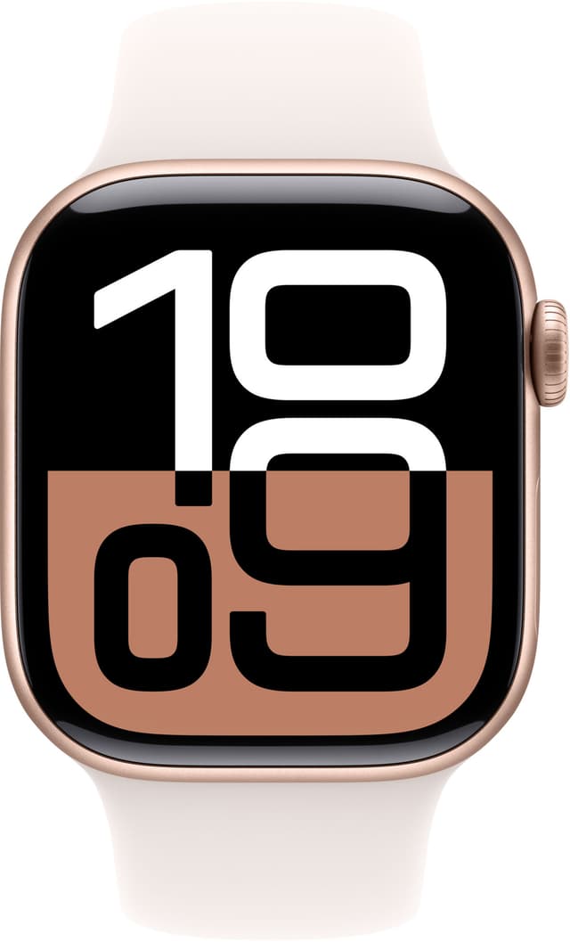 Apple Watch S10 42mm GPS+Cel (Rose Gold Alu/Light Blush sportsrem) S/M