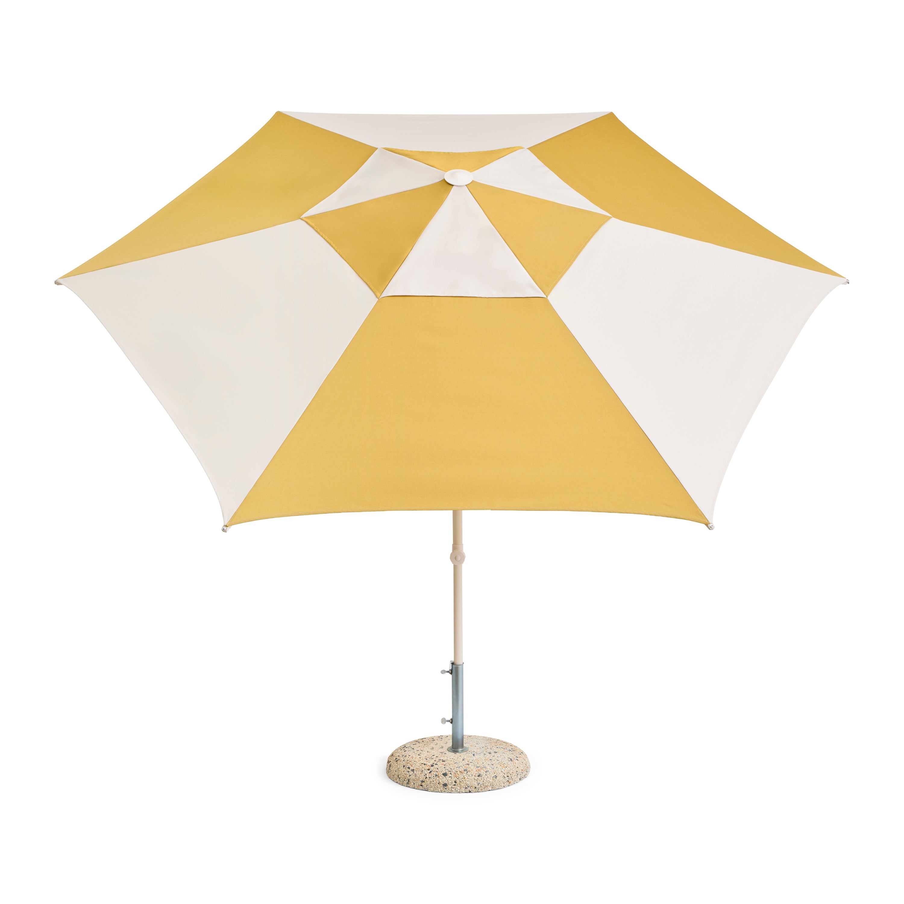 HAY Terrazza Parasol Zeshoek - Okergeel