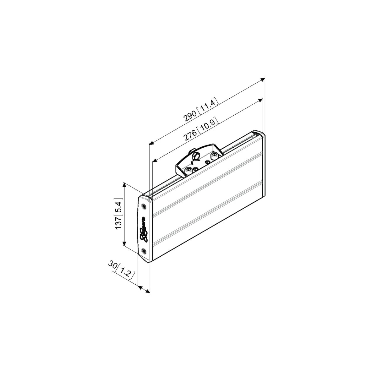 Vogels Pro PFB 3402 interface bar (sølv)