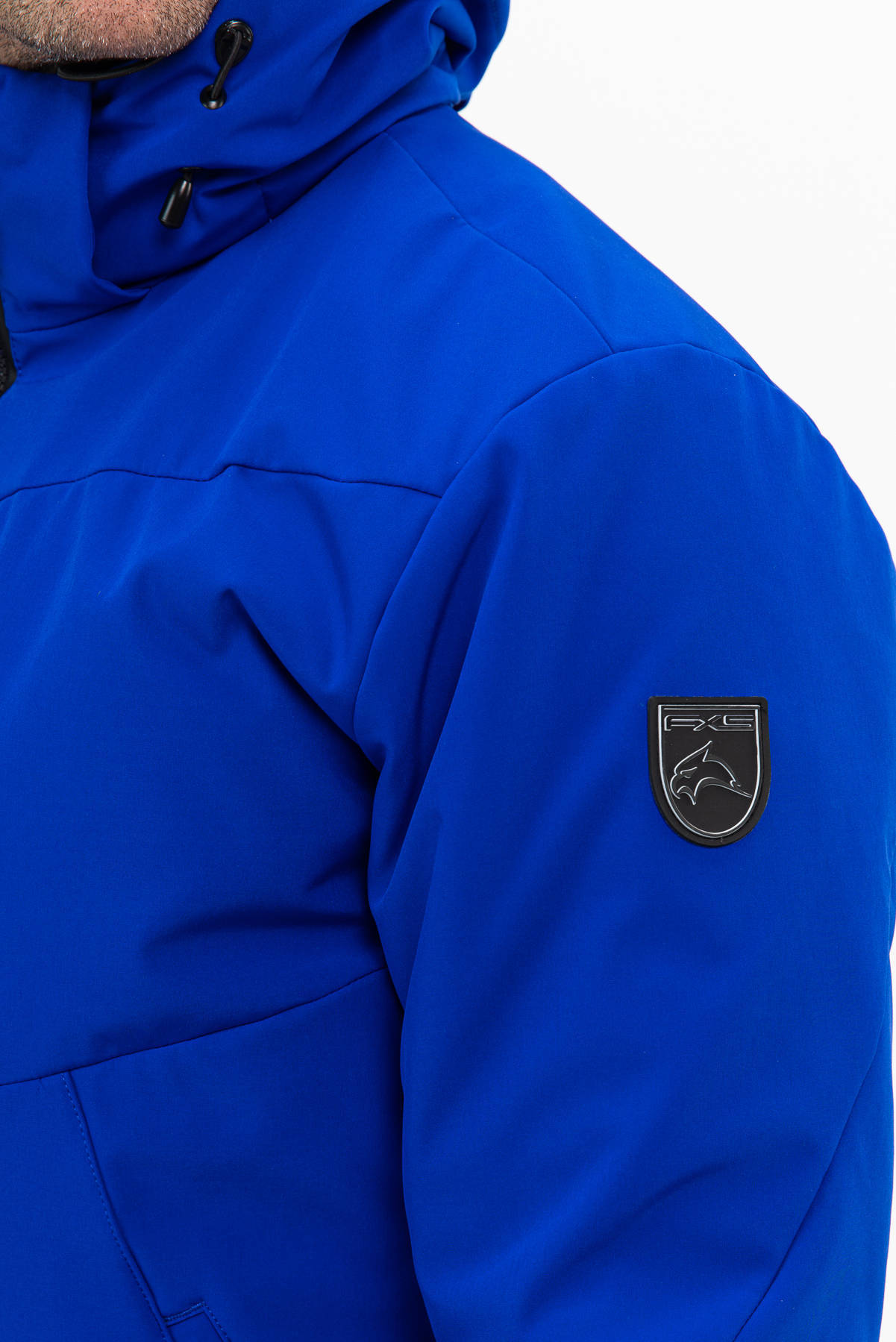 Falcon ski-jack Boris blauw