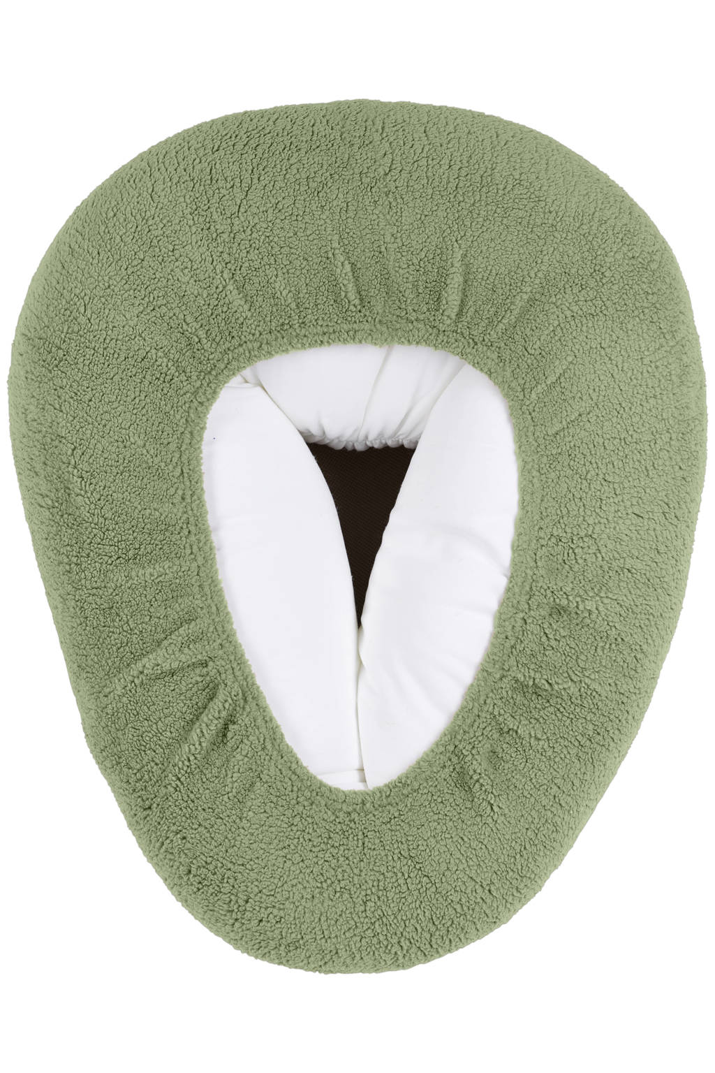 teddy voedingskussenhoes groen
