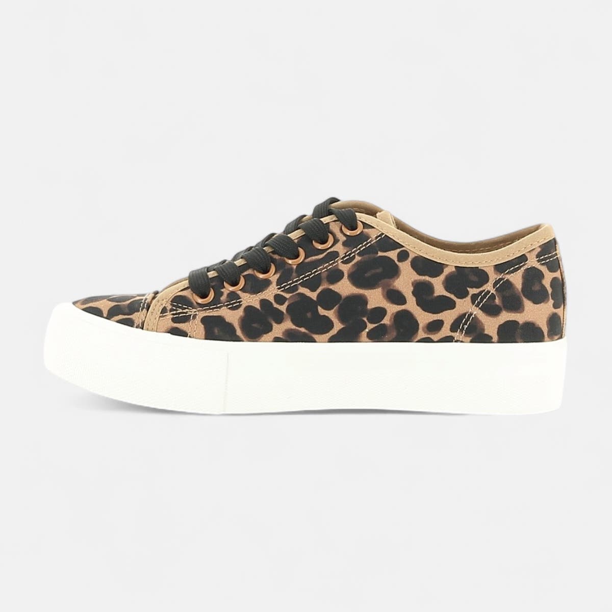 Baskets en toile Femme camel