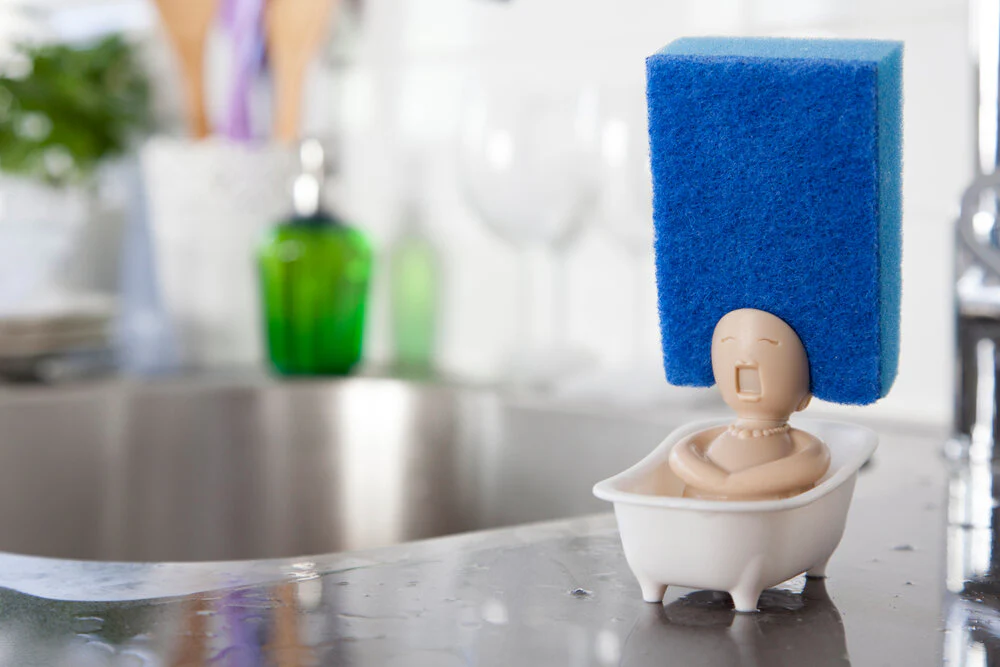 Peleg Design  Soap Opera holder til opvaskeskrubber - hvid