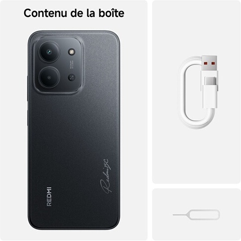 Smartphone Xiaomi Redmi 15C 4/256 Noir