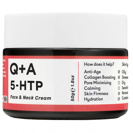 Q+A 5-HTP Face & Neck Cream