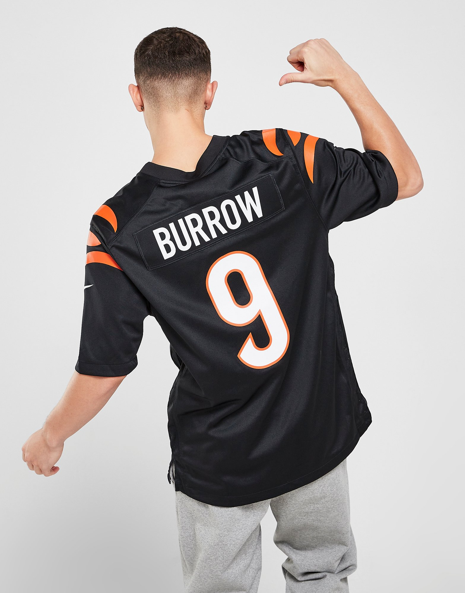 Nike Maillot NFL Cincinnati Bengals Burrow #9 Homme