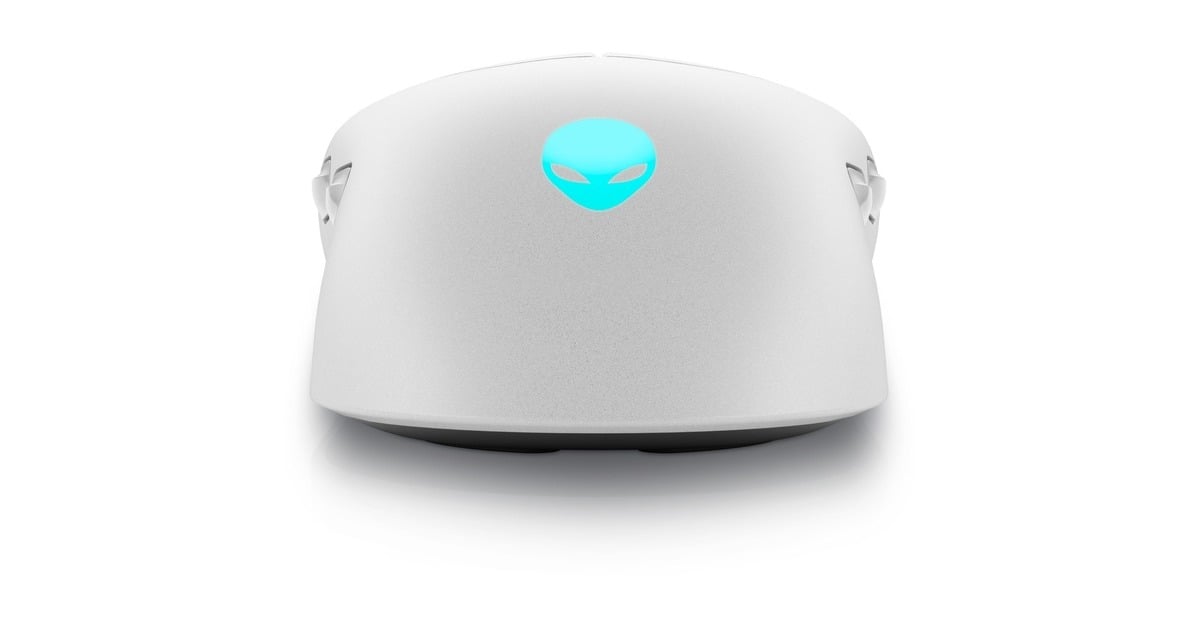 AlienwareTri-Mode draadloze gamingmuis - AW720M  (Wit, 26.000 DPI, 2,4 GHz / Bluetooth / USB-C)