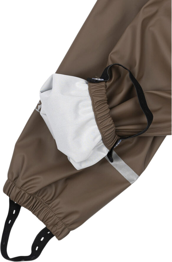 Mikk-Line PU Rain w. Susp. Recycled Chocolate chip