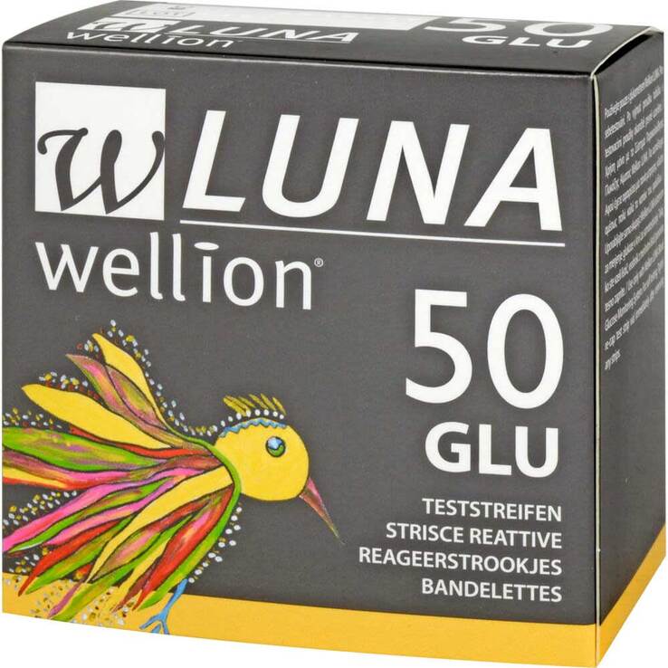 Wellion Luna Blutzuckerteststreifen, 50 St