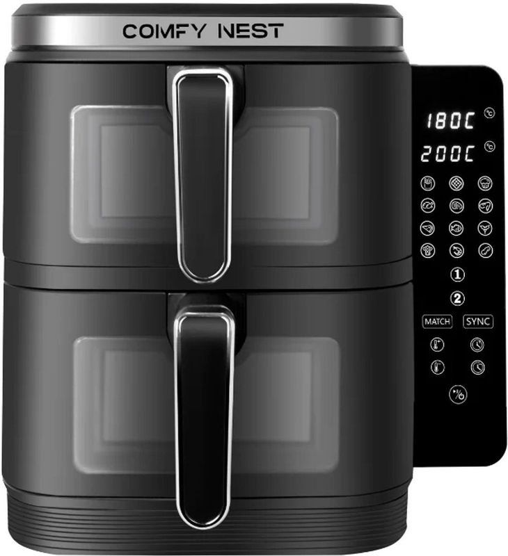 Comfy Nest - CN-06184 - Airfryer - 11L - 2800W - Dubbele Mand