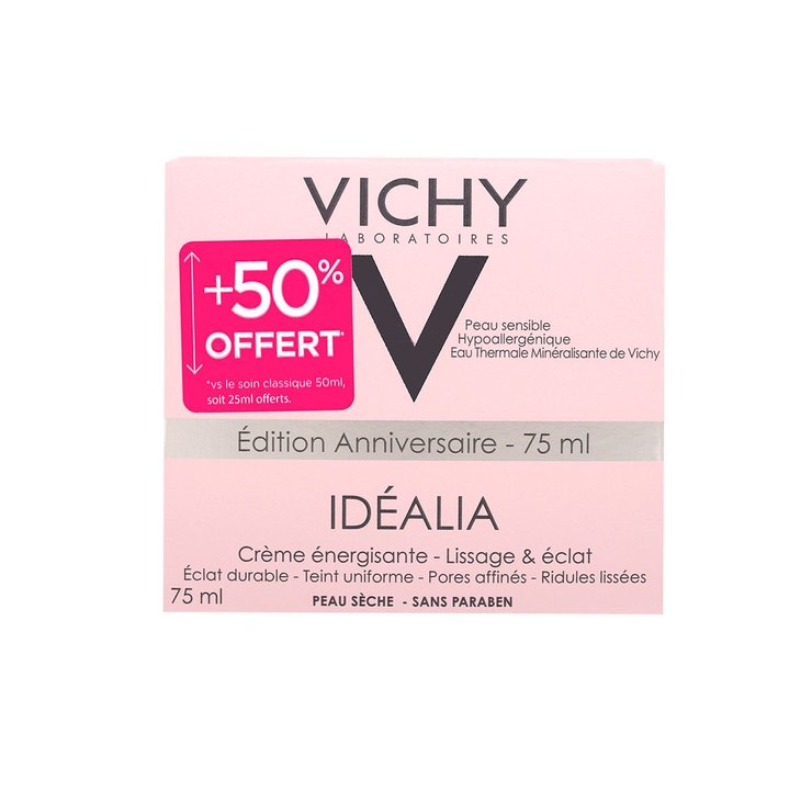 Idéalia crème énergisante 75ml (50% offert) peau sèche