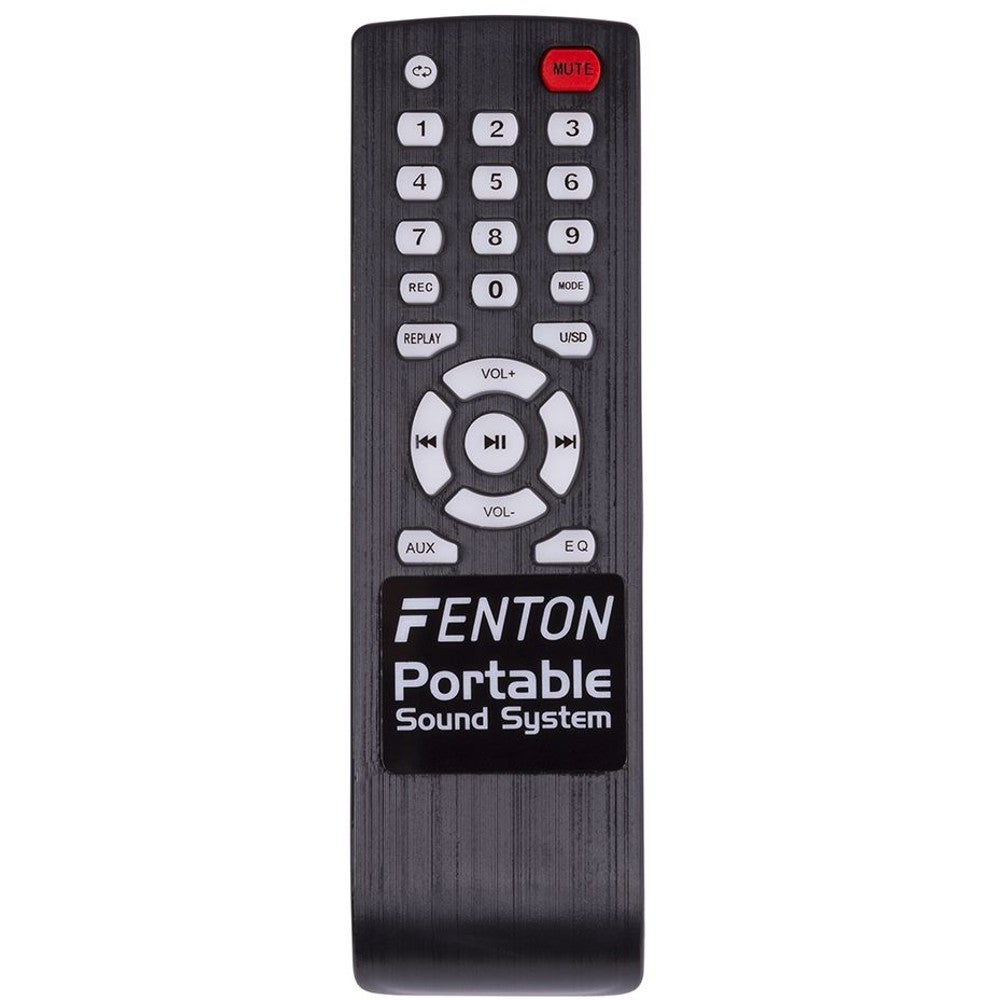 Fenton FT10LED actieve 450W mobiele 10 inch speaker met LED lichteffecten