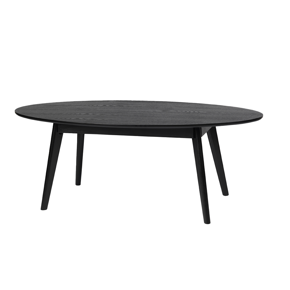 Ovale salontafel Yumi Zwart
