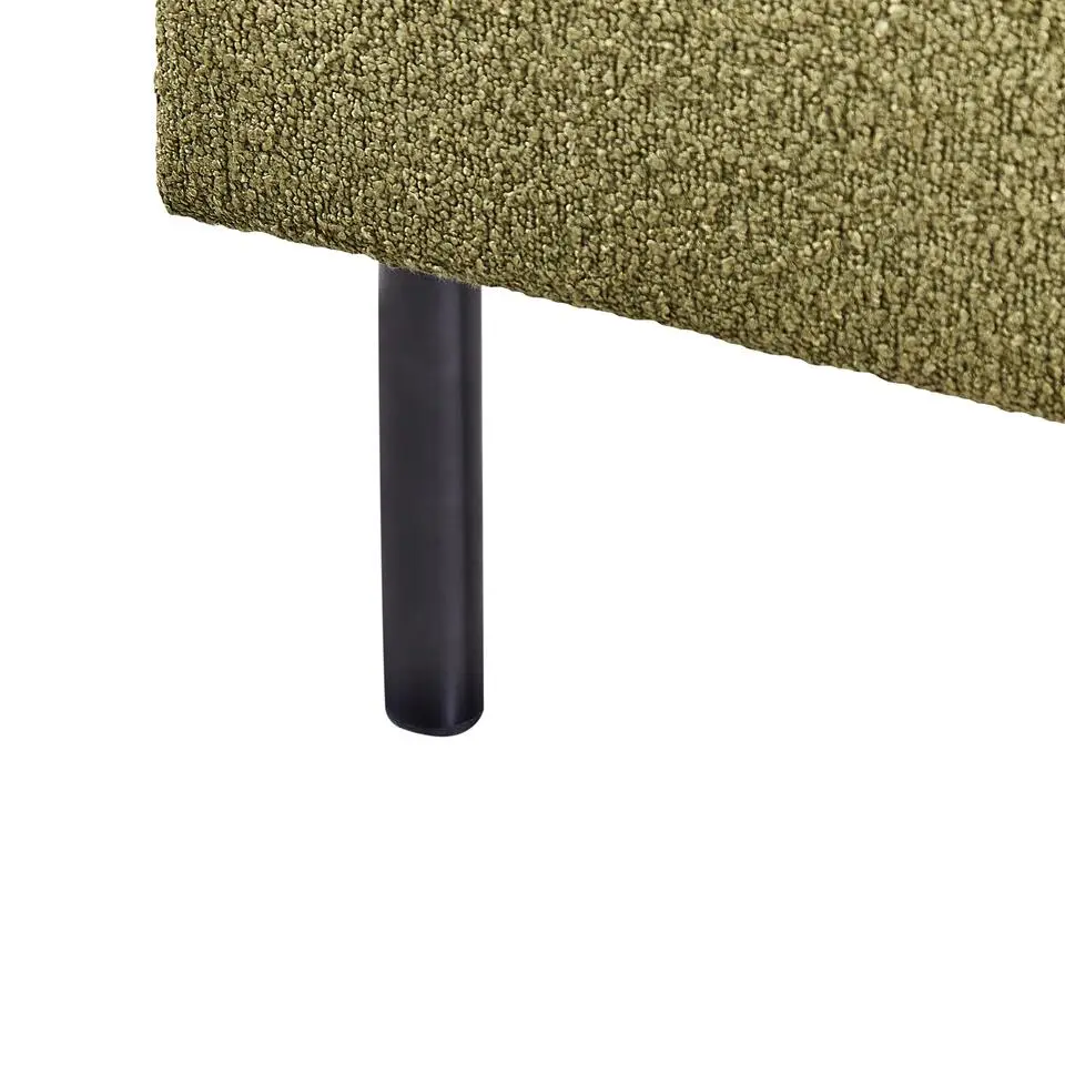 MARGUT - Bed - Groen - 180 x 200 cm - Bouclé