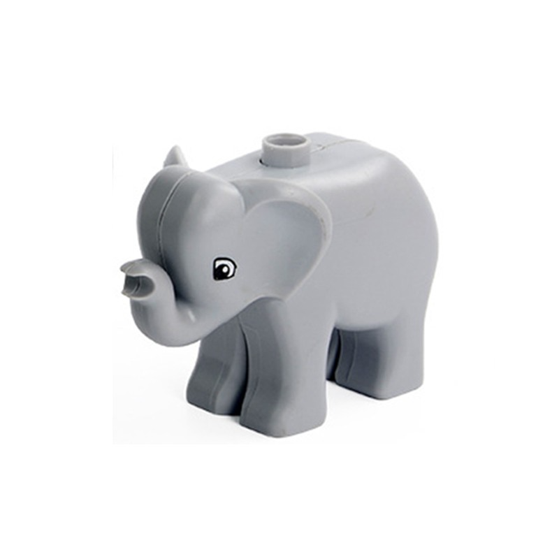 (10-tlg. Set) Grosse Tier Figuren Bricks Elemente Kinder Spielzeug - Zoo Tiere