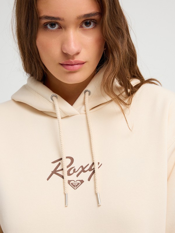 Surf Stoked Brushed Sweat capuche décontracté Beige Femme