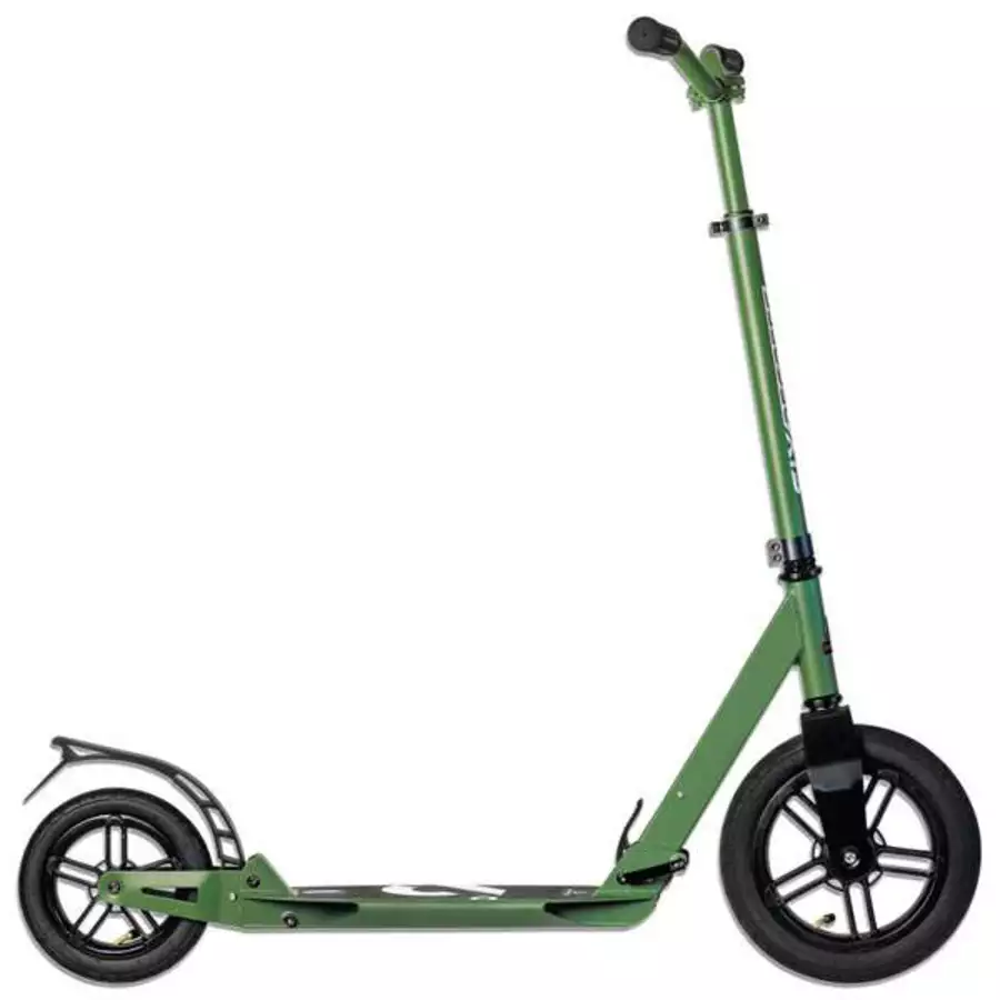 SIX DEGREES Aluminium Scooter All Terrain 300205 mm olivgrün