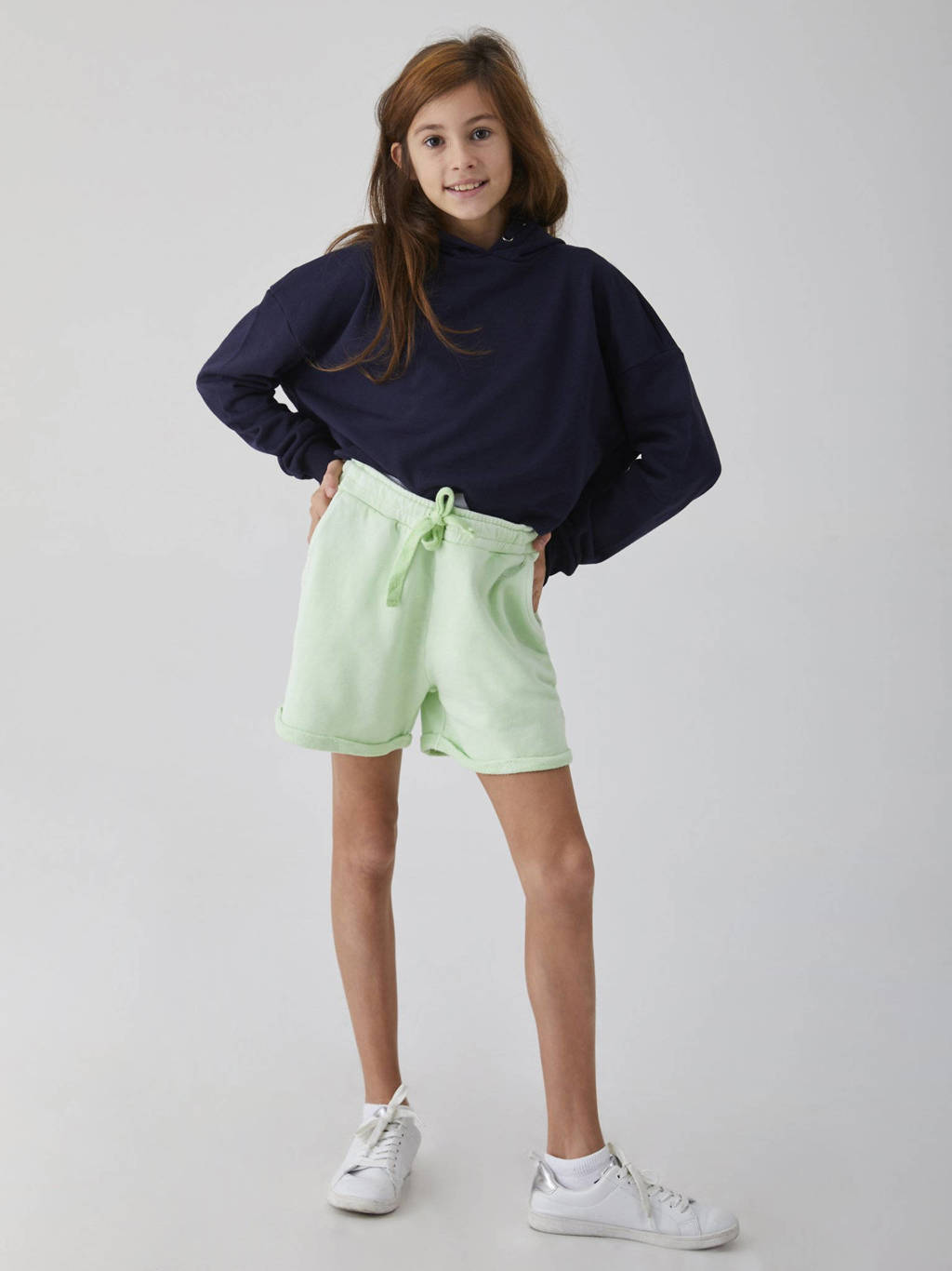 LTB high waist loose fit casual short DOLIHI zachtgroen