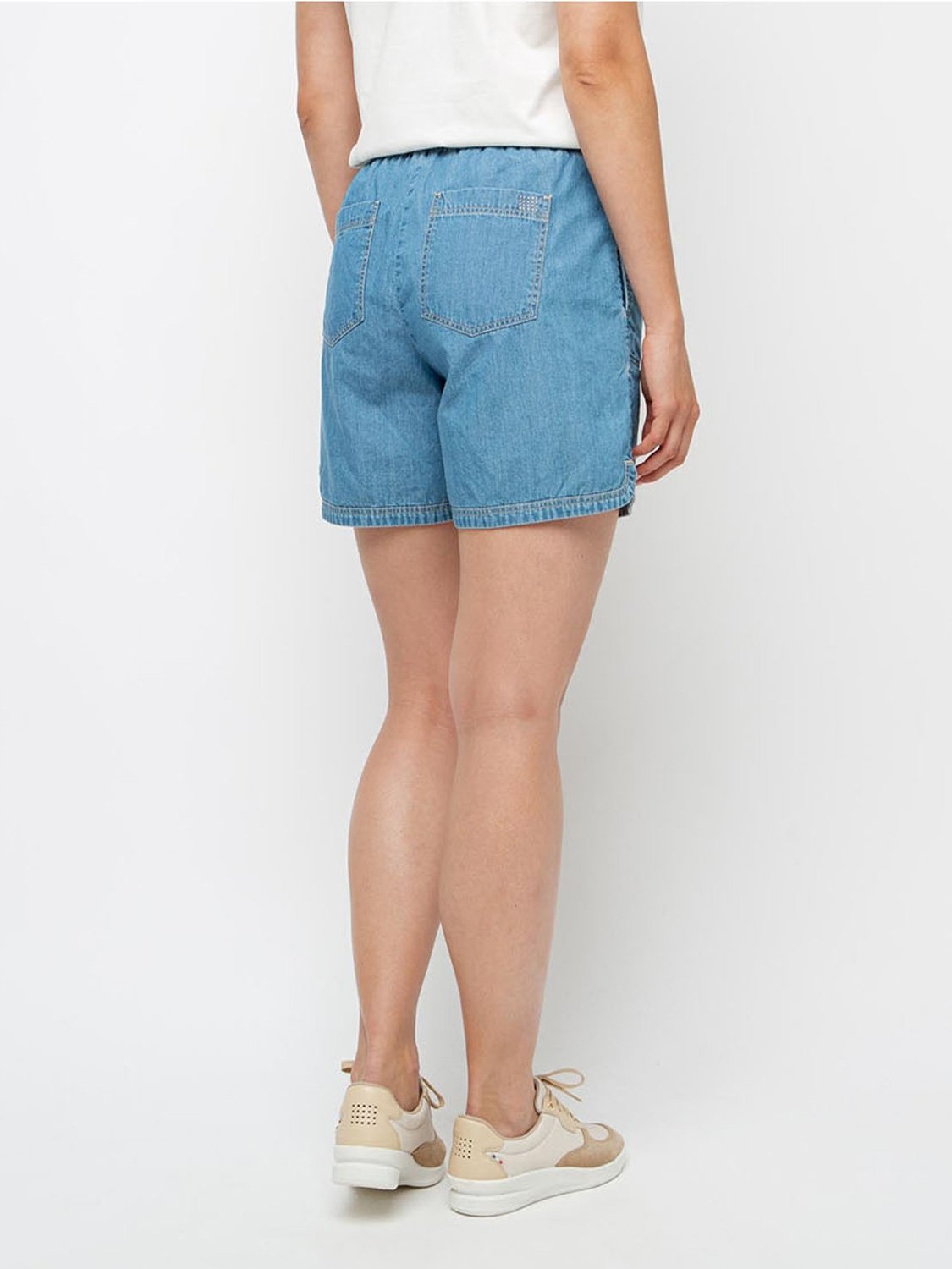 Short Femme Coton Biologique Bleu