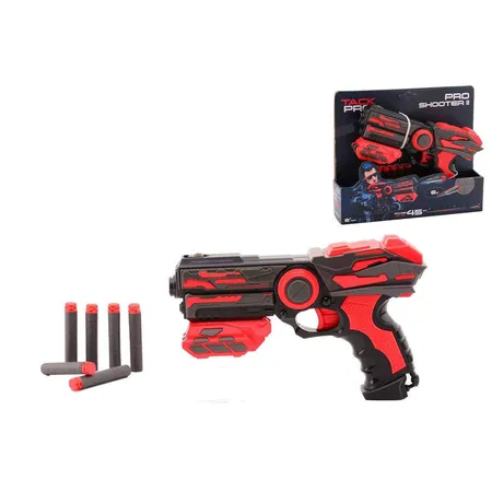 Johntoy Tack Pro Shooter 2 mit 6 Darts, 23 cm