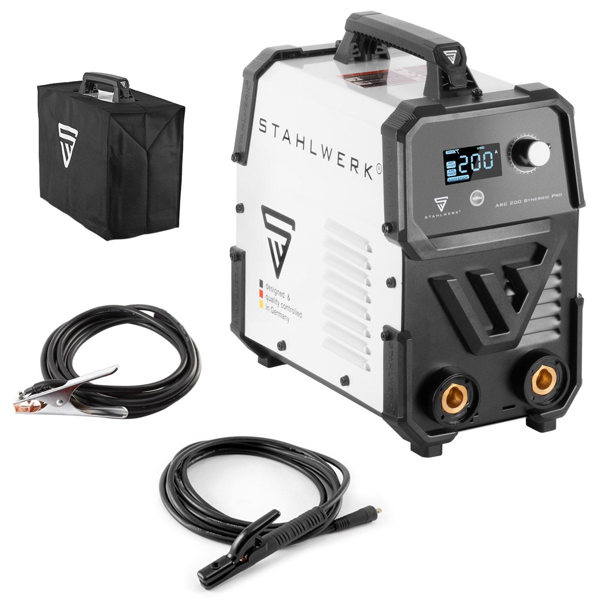 STAHLWERK Lasapparaat ARC 200 Synergic Pro MMA Lift TIG IGBT-omvormer 200 A