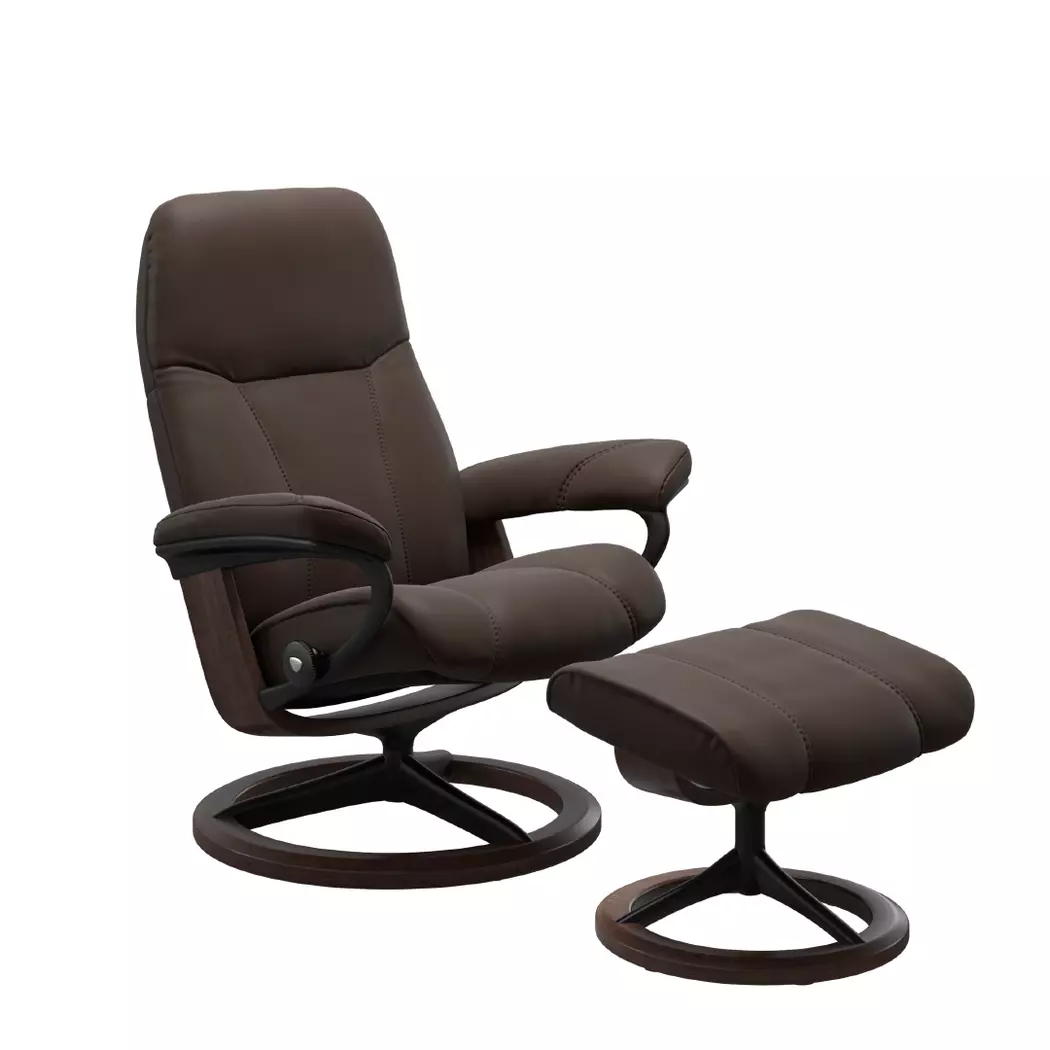 Sessel mit Hocker Consul Signature