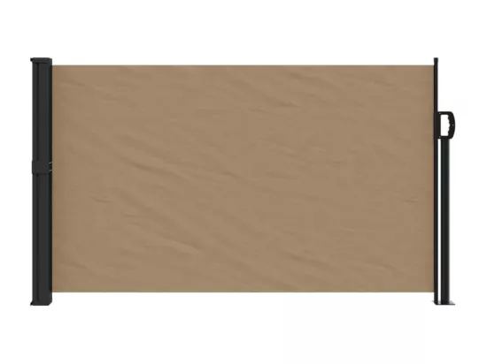 Auvent latéral rétractable taupe 120x500 cm