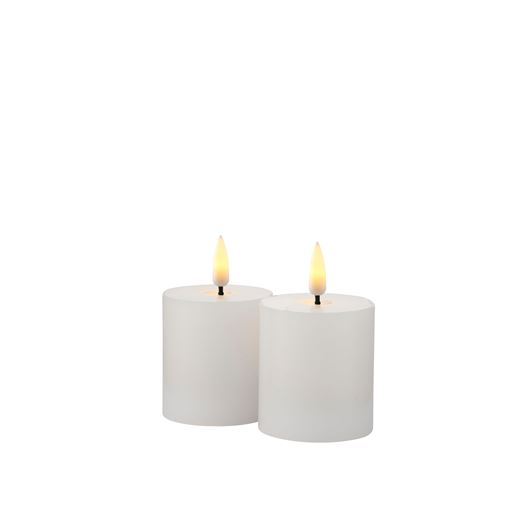 Sirius Mini Sille 2-pak Lys, Hvid