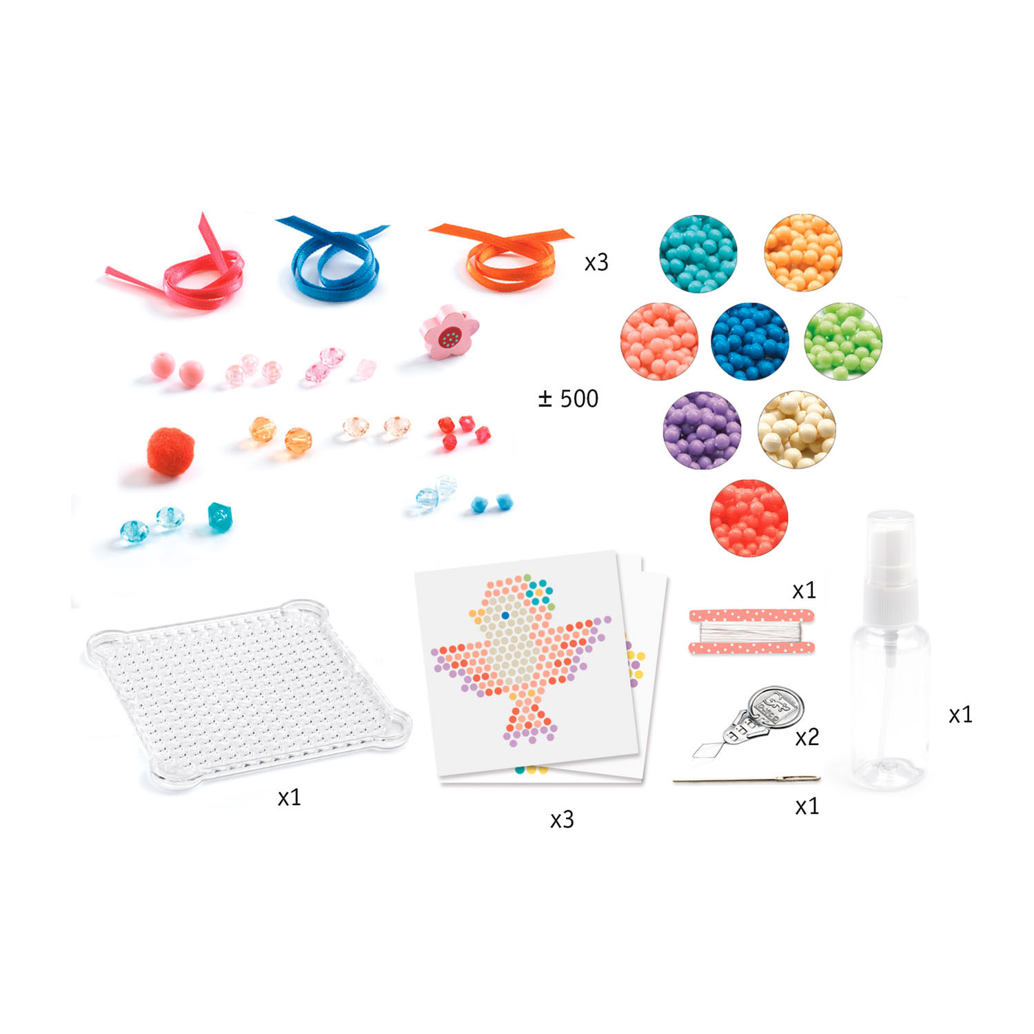 Djeco Aqua Kralen Hangers Maken - Dieren