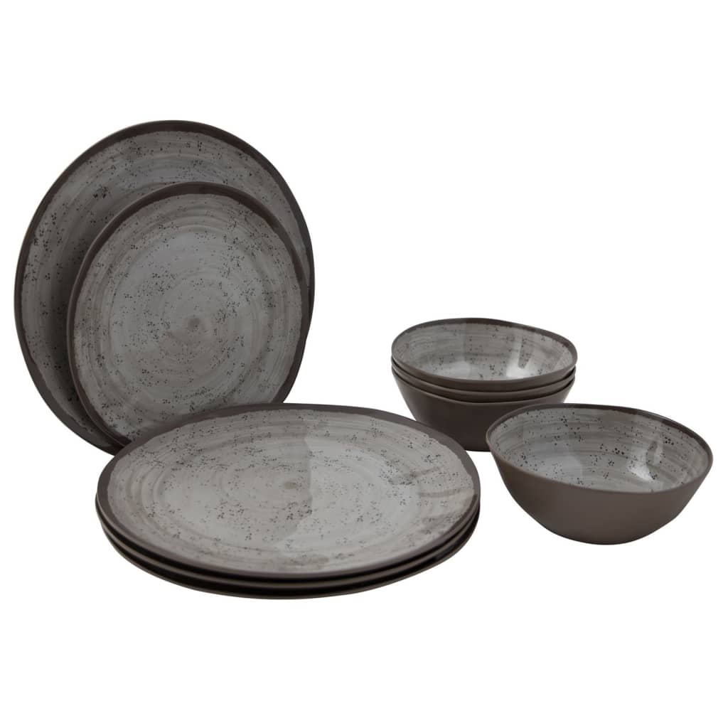 Conjunto de jantar para camping Bo-camp Halo com 12 peças em melamina.