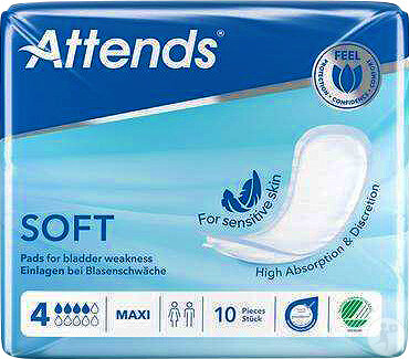 Attends Soft 4 Maxi 10 Pièces