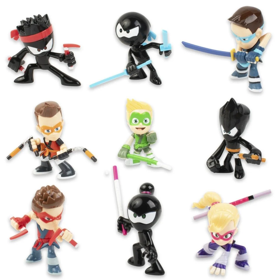 Ninja Kidz - 2x Ninja Action Mystery Figures S1 Ass Cdu (4501) (2 pcs)