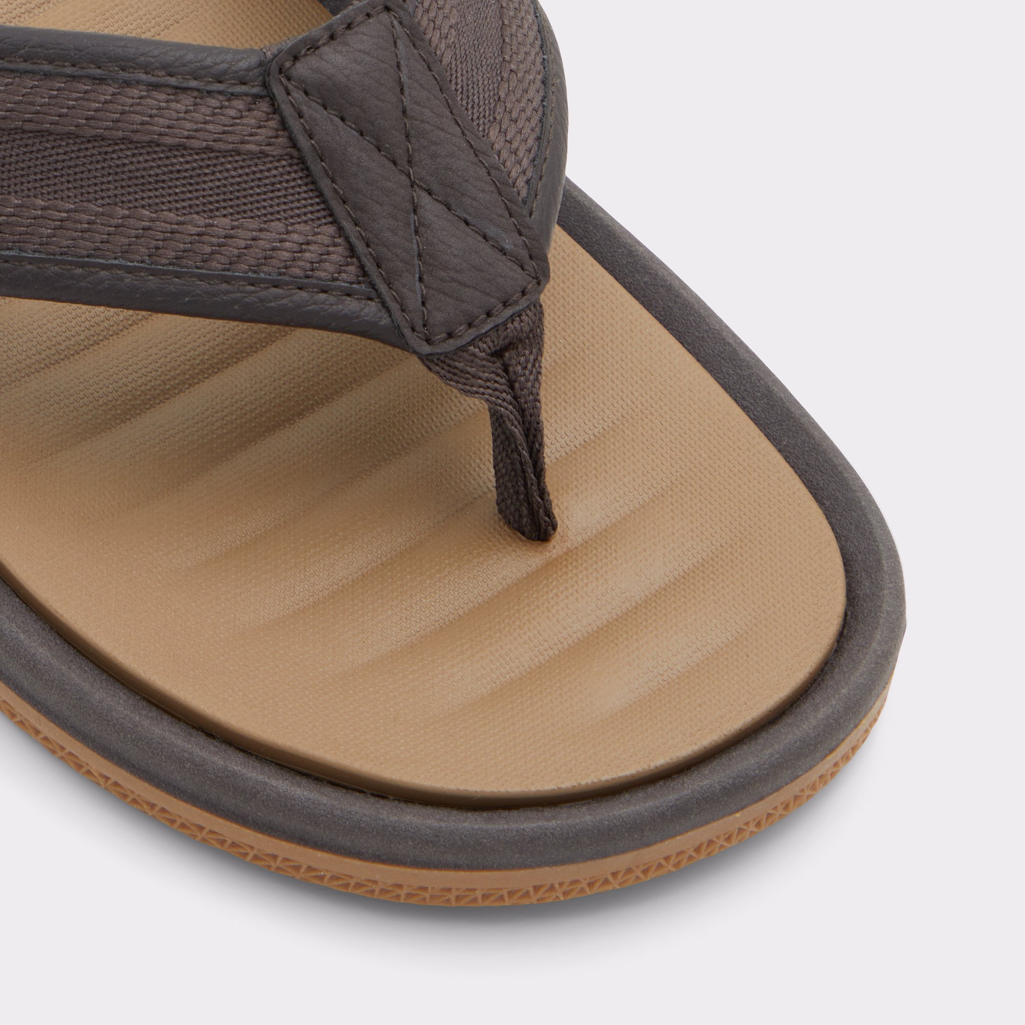 Ocerrach Dark Brown Men Flip flops
