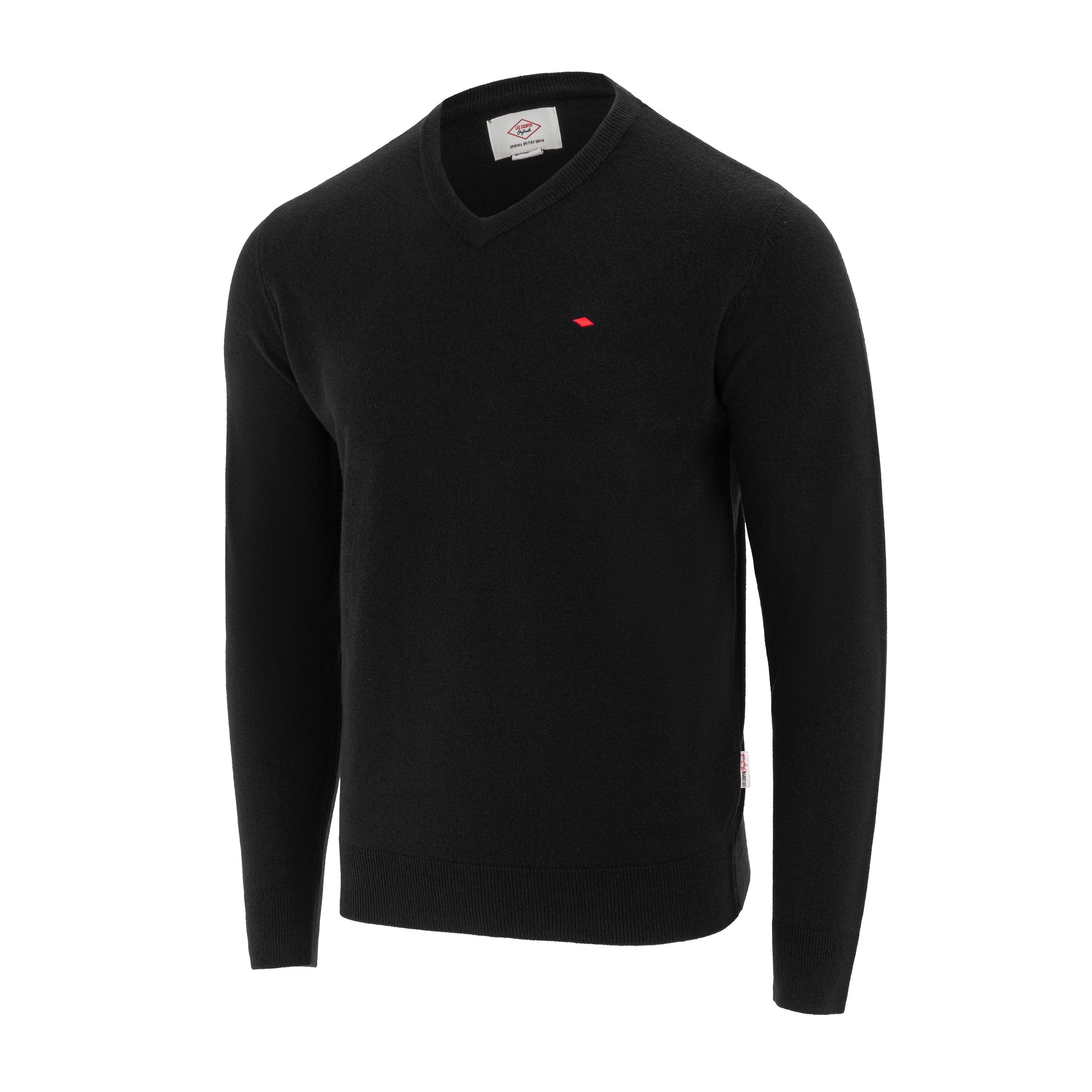 Lee Cooper Long sleeve V Neck Jumper