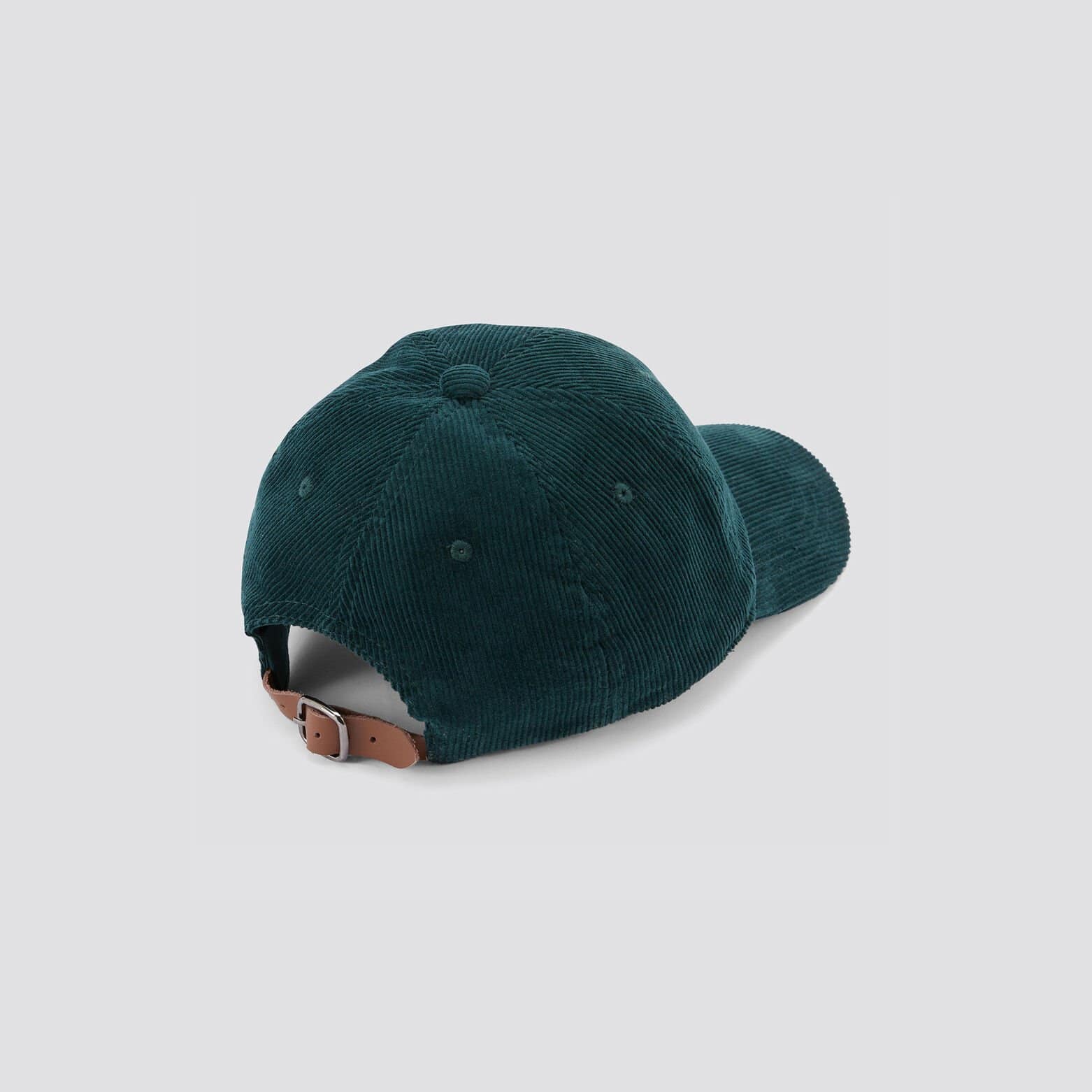 Casquette en velours Vert