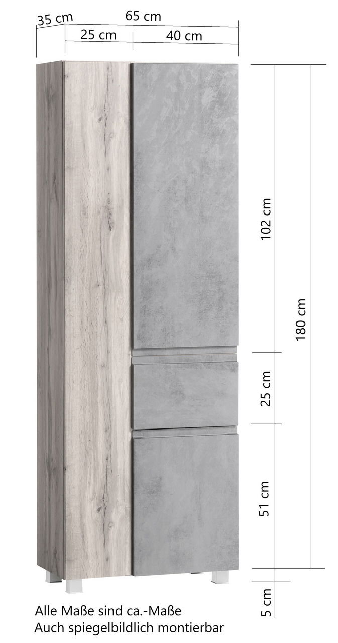 XORA Hochschrank VARESE