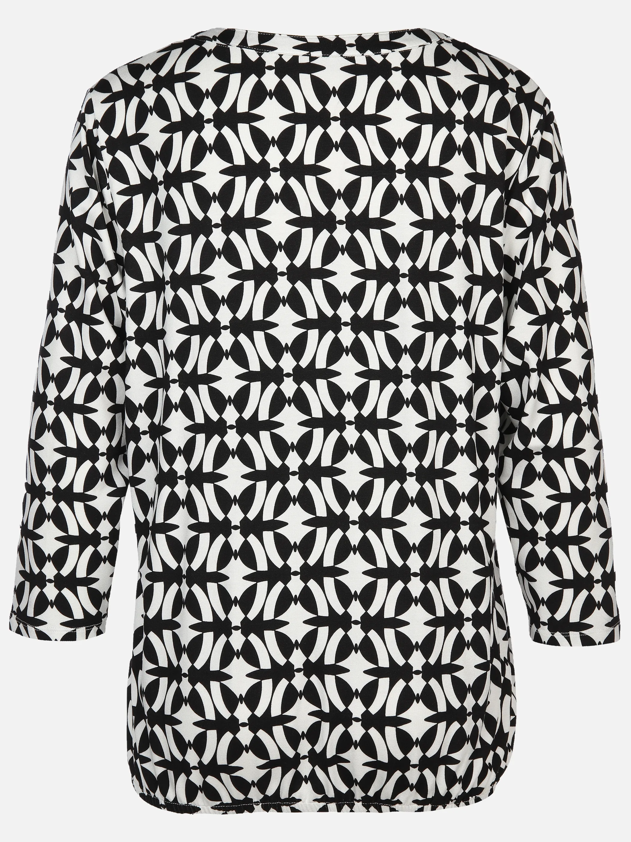 Damen Shirt mit 3/4 Arm und Minimalprint