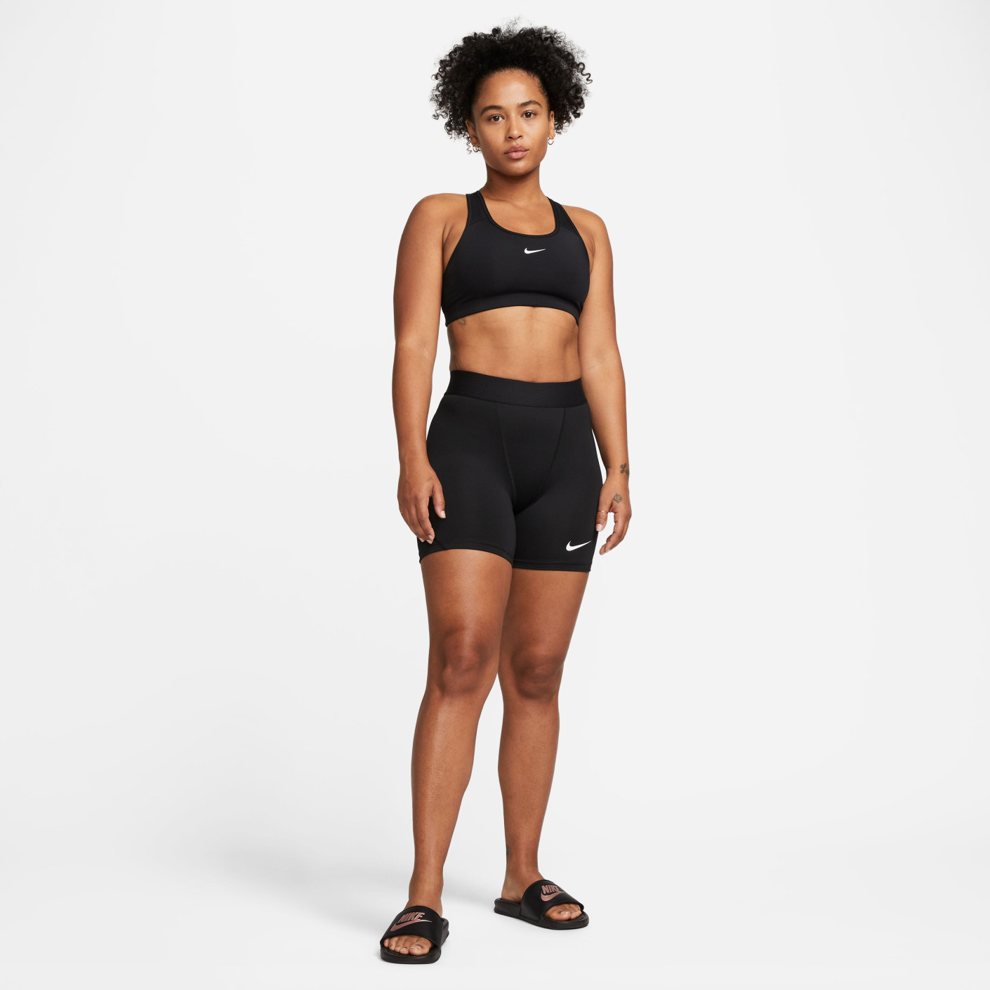 Nike Pro Dri-Fit Strike Slidingbroekje Dames Zwart Wit
