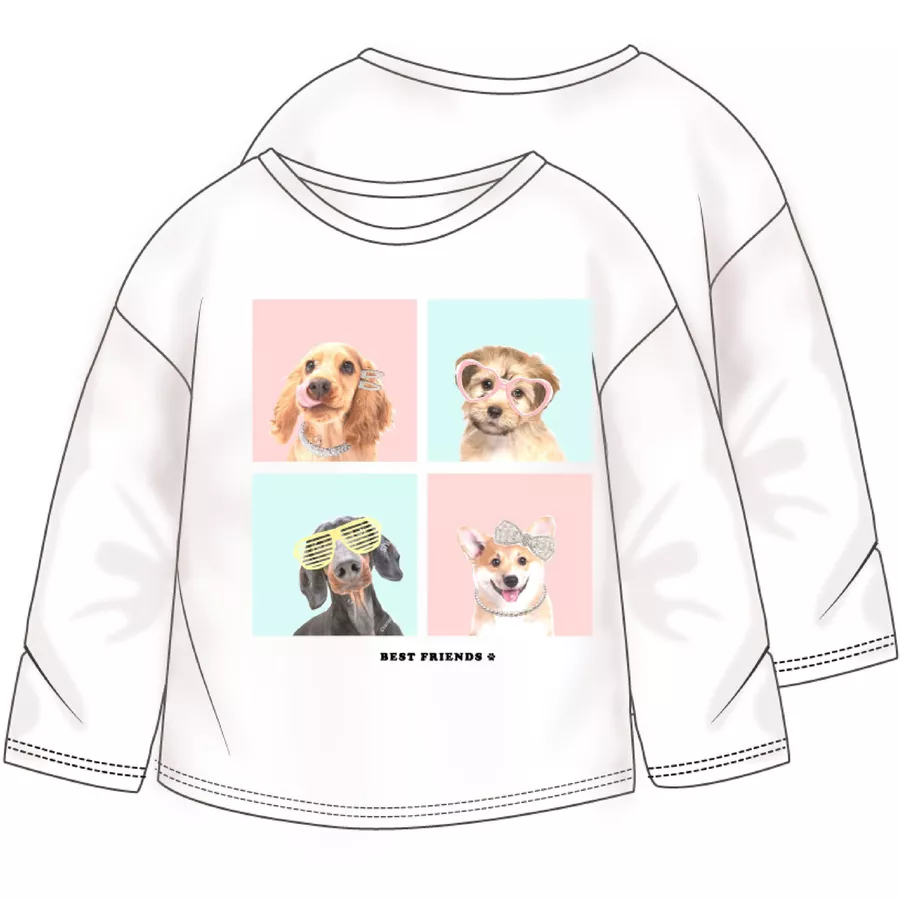 MINOTI Longsleeves Weiß