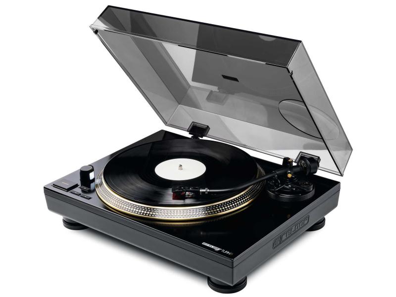 Reloop Plattenspieler HiFi Turn5 Schwarz Hochwertiger HiFi-Plattenspieler mit Direktantrieb