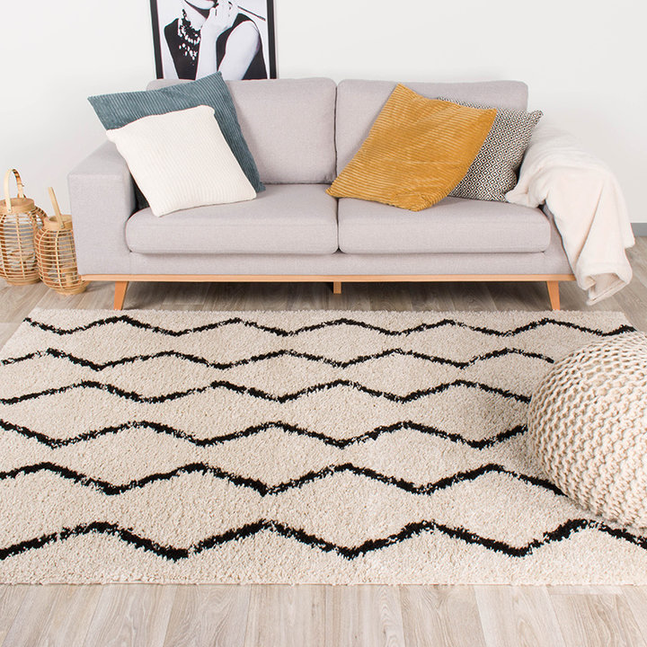 Hoogpolig vloerkleed - Grand Moves | Verschillende patronen