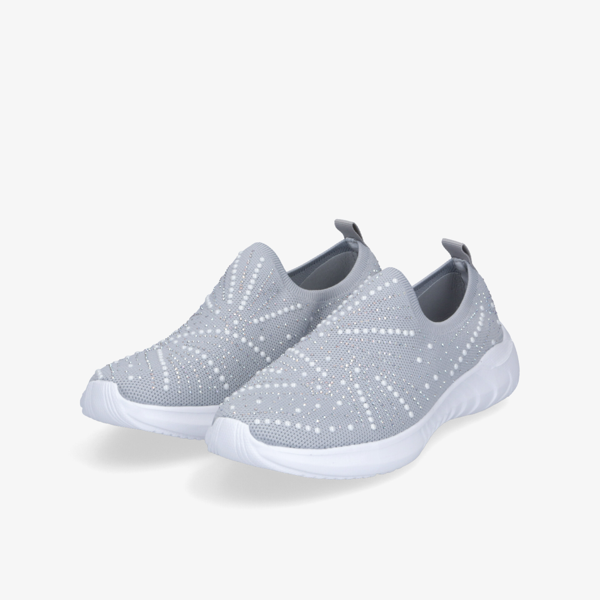 street shoes Damen Slip On grau