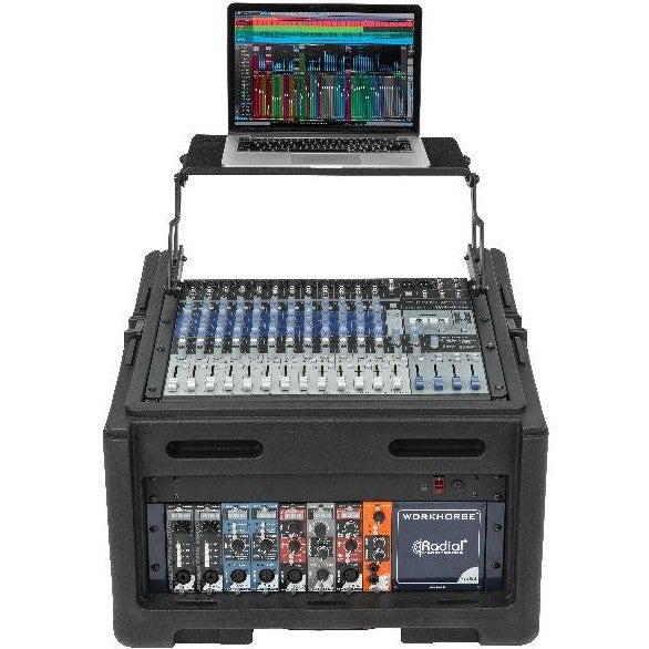 SKB 1SKB-R104W audio en DJ rack 4U + 10U met wielen